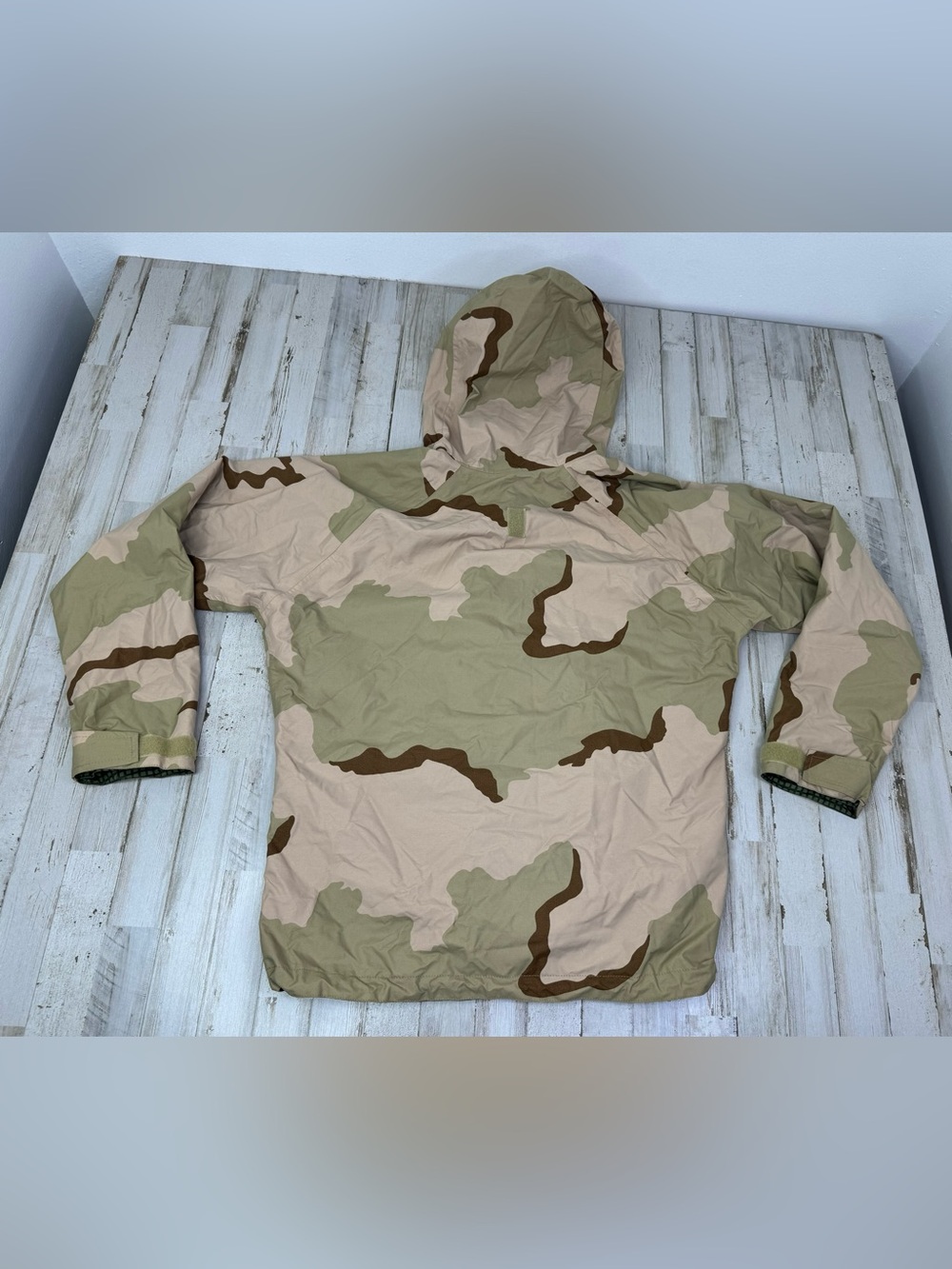 VTG Mens US Calvary Gore-Tex DCU DCN Desert Night Camo Reversible Jacket S-L - Picture 11 of 16
